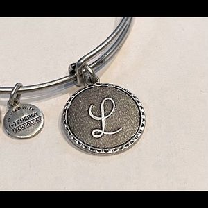 Alex and Ani “L” Charm Bangle